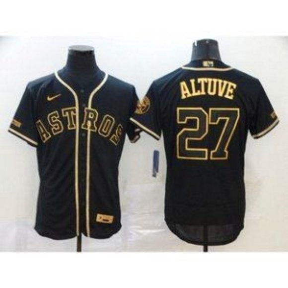 astros black and gold jersey